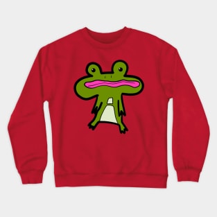 Funny Frog Crewneck Sweatshirt